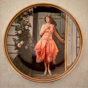 Norman Rockwell Collector Plate - Standing in the Doorway - 1983
